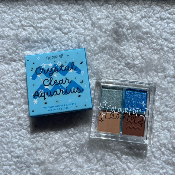 Colourpop crystal clear Aquarius pressed powder eyeshadow quad - Picture 2 of 3